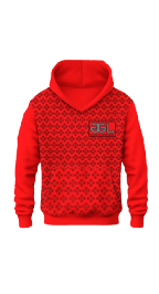 Gangsta Gone Legit Red and Black Premium Hoodie