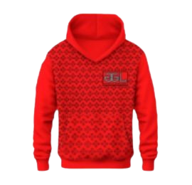 Gangsta Gone Legit Red and Black Premium Hoodie